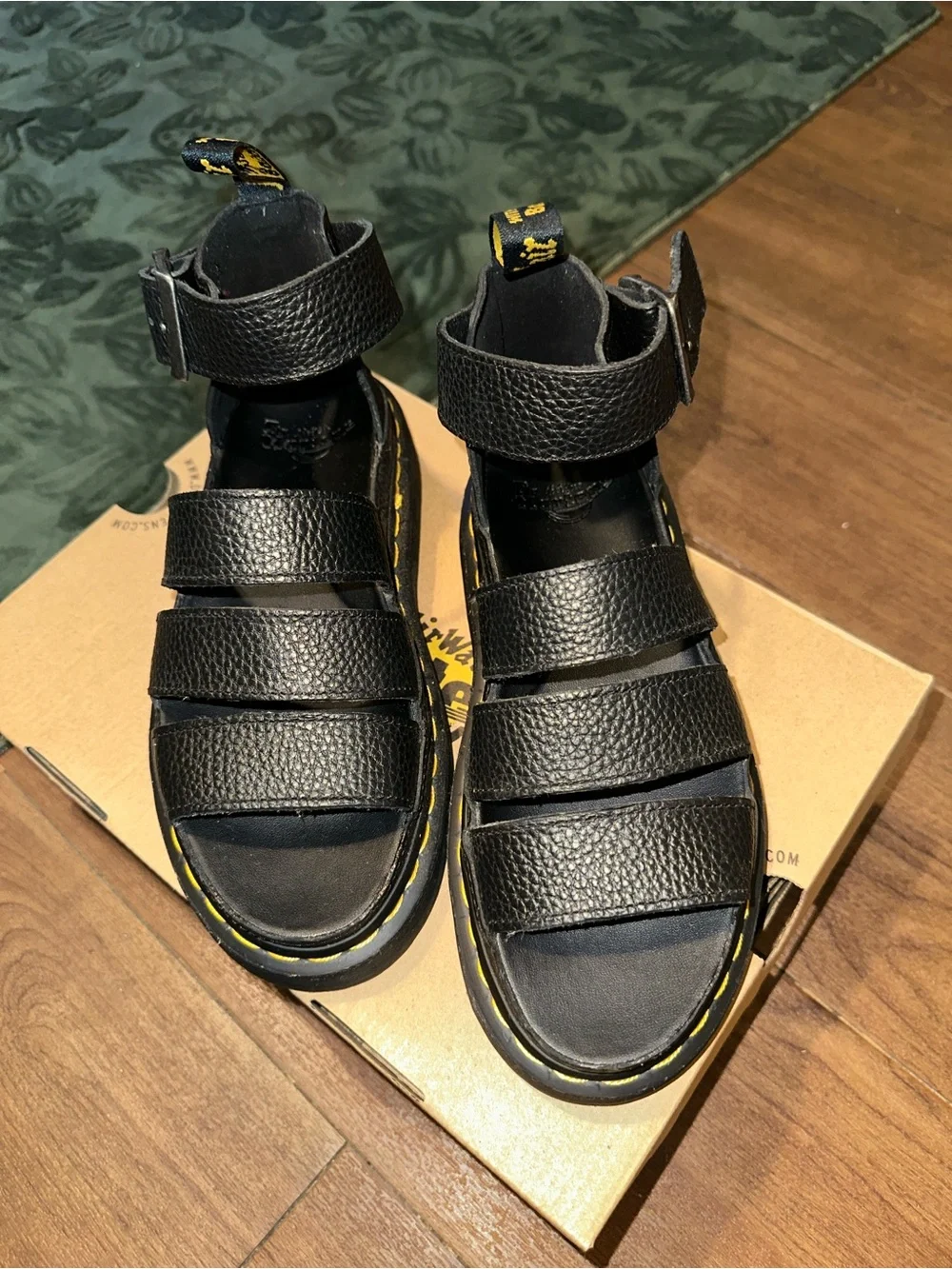 Dr. Martens Clarissa Quad Black Sandal